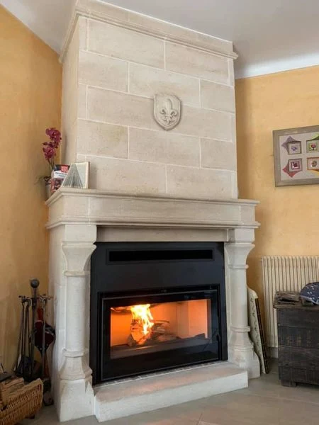 Installation d'un insert à bois